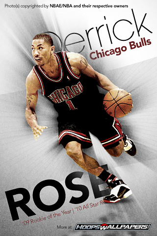 derrick rose wallpaper black and white. Derrick Rose; Derrick Rose