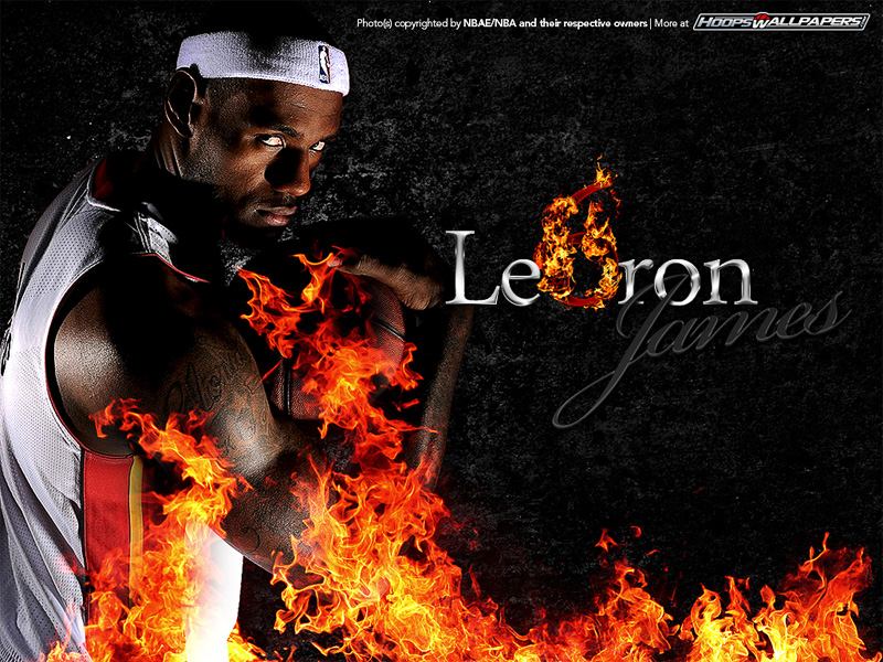 lebron james heat wallpaper 2010. LeBron James