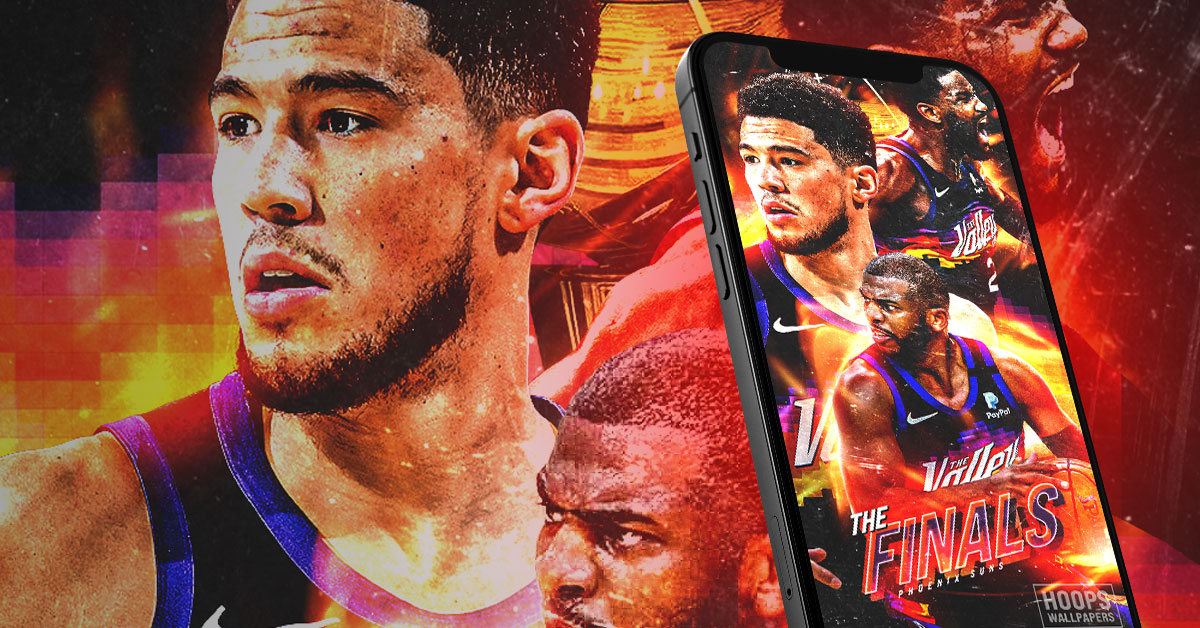 Download Devin Booker Rise Phoenix Wallpaper