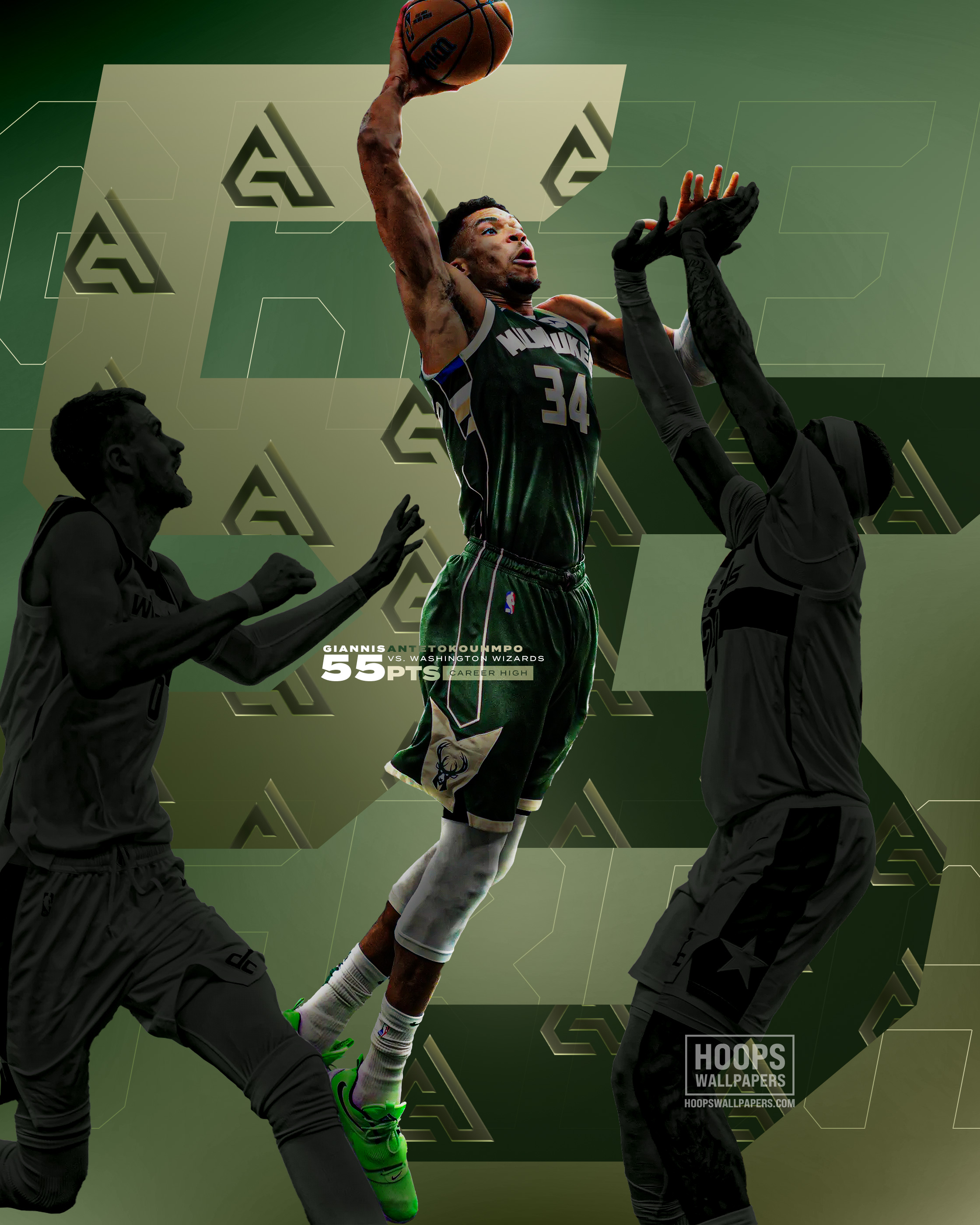 Download Kyrie Irving and his signature-edition iPhone Wallpaper
